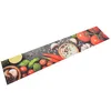 Image de vidaXL Tapis de Cuisine Lavable Impression Légumes, Paillasson Antidérapant, Tapis de Sol Absorbant Intérieur, Moderne, 60x300 cm Velours