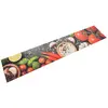 Image de vidaXL Tapis de cuisine lavable impression légumes 60x300 cm velours