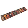 Image de vidaXL Tapis de Cuisine Lavable Impression Cuillère Épices, Carpette de Salle à Manger Antidérapante, Moquette Intérieur et Extérieur, Moderne, 60x300 cm