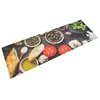 Image de vidaXL Tapis de Cuisine Lavable Impression vin dîner 60x180 cm Velours, Tapis de Sol de Cuisine, Tapis de Cuisine antidérapant, Tapis de Cuisine imperméable