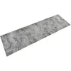 Image de vidaXL Tapis de cuisine lavable impression béton 60x180 cm velours