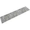 Image de vidaXL Tapis de cuisine lavable impression béton 60x300 cm velours