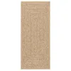 Image de vidaXL Tapis de Couloir Aspect sisal Platina 80x400 cm, Tapis d'entrée, Tapis de Porte, Tapis de Couloir Lavable, Moquette de Couloir, Moquette de Sol