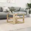 Image de vidaXL Table basse chêne sonoma 58x58x40 cm bois d'ingénierie