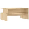 Image de vidaXL Table Basse, Table d'Appoint avec Rangement, Bout de Canapé, Meuble de Salon Salle de Séjour Intérieur, Moderne, Chêne Sonoma Bois d'Ingénierie