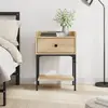 Image de vidaXL Table de chevet chêne sonoma 40,5x31x60 cm bois d'ingénierie