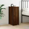 Image de vidaXL Table de chevet chêne marron 32x42x80 cm bois d'ingénierie