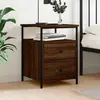 Image de vidaXL Table de chevet chêne marron 44x45x60 cm bois d'ingénierie
