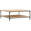 Image de vidaXL Table Basse chêne Sonoma 100x100x40 cm Bois d'ingénierie