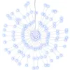 Image de vidaXL Étoile Rayonnante de Noël 140 LED 8 pcs, Ornement Lumineux de Vacances, Éclairage de Noël, Décoration de Fête Intérieur Extérieur, Blanc Froid 17 cm