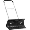 Image de vidaXL Pelle à neige avec poignée extensible noir 66 cm lame en acier