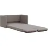 Image de vidaXL Canapé-lit 2 en 1, Lit de Jour avec Coussins Rembourrés, Lit d'Invité Pliable Salle de Séjour Chambre à Coucher, Moderne, Taupe Tissu