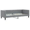 Image de vidaXL Lit de Repos Gris Clair 80x200 cm Tissu, canapé-lit, canapé-lit Confortable, canapé-lit en Tissu, lit d'appoint, canapé-lit Simple