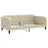 Image de vidaXL Lit de Repos crème 100x200 cm Tissu