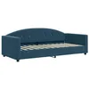 Image de vidaXL Lit de Repos sans Matelas Bleu 90x200 cm Velours
