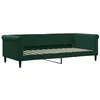 Image de vidaXL Lit de Repos Vert foncé 90x200 cm Velours, canapé-lit, canapé-lit Confortable, canapé-lit en Velours, lit d'appoint, canapé-lit Simple