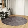 Image de vidaXL Tapis lavable gris Ø 200 cm antidérapant