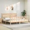 Image de vidaXL Cadre de lit sans matelas bois massif de pin