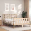 Image de vidaXL Cadre de lit sans matelas 140x200 cm bois massif de pin