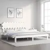 Image de vidaXL Cadre de lit sans matelas blanc 200x200 cm bois massif de pin