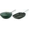 Image de Westinghouse Poêle wok Performance - Diamètre : 28 cm - Revêtement anti-adhésif standard - Vert