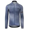 Image de AGU Gradient Maillot de Cyclisme Manches Longues Performance Homme - Bleu Acier - M