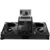 Image de UDG U91086BL Ultimate Flight Case Set pour Pioneer DJ CDJ-3000 & A9 (avec roulettes + plateau ordinateur portable)