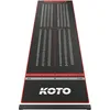 Image de KOTO - Tapis de Fléchettes Checkout Oche Rouge 285 x 80 cm + Oche INCL. Indicateur de Score, Antidérapant