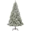 Image de Black Box Trees Nagoya Sapin de Noël Artificiel enneigé - Christmas Tree H150 x Ø91 cm - Vert givré