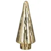 Image de House of Seasons Sapin de Noël décoratif - H 41 x Ø 18 cm - Verre - Doré