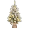 Image de Black Box Trees Grimshaw Sapin de Noël Artificiel en Pot avec éclairage LED et Fonction minuterie - H 60 x Ø 45 cm - Vert