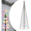 Image de Arbre de Noël lumineux avec pointes 570 LED coloré 300 cm