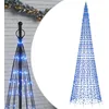 Image de vidaXL Sapin de Noël à LED 1534 LED Bleu 500 cm