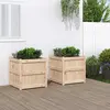 Image de vidaXL Jardinières 2 pcs bois de pin massif