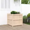 Image de vidaXL Jardinière d'extérieur 70x70x70 cm bois de pin massif