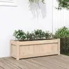 Image de vidaXL Jardinière d'extérieur 90x31x31 cm bois de pin massif