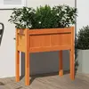 Image de vidaXL Jardinières et pieds cire marron 70x31x70 cm bois de pin massif