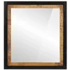 Image de vidaXL Miroir de Salle de Bain, Miroir de Maquillage, Miroir de Courtoisie Toilette Maison, Moderne, Verre et Bois Massif Manguier