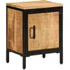 Image de vidaXL Table de chevet 40x30x52,5 cm bois de manguier massif brut