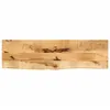 Image de Dessus de table 100x20x2,5cm bord vif bois massif manguier brut