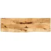 Image de vidaXL Dessus de Table 100x40x2,5cm Bord Vif Bois Massif manguier Brut