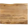 Image de Dessus de table 110x80x2,5 cm bord vivant bois massif manguier