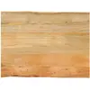 Image de vidaXL Dessus de table 90x60x3,8 cm bord vivant bois massif manguier