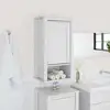 Image de vidaXL Armoire murale de salle de bain BERG blanc bois de pin massif