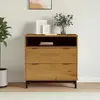 Image de vidaXL Commode FLAM 80x40x80 cm bois de pin massif