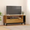 Image de vidaXL Meuble TV FLAM 110x40x50 cm bois massif de pin