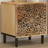 Image de vidaXL Table de chevet 40x33x46 cm Bois de manguier solide