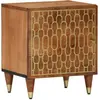 Image de vidaXL Table de chevet 40x33x46 cm Bois de manguier solide