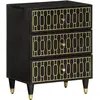 Image de vidaXL Table de chevet 50x33x60 cm bois de manguier massif