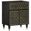 Image de vidaXL Table de chevet 50x33x60 cm bois de manguier massif